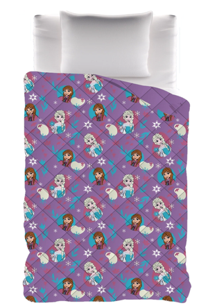 Trapunta Invernale Frozen DISNEY Piumone 300 Gsm Letto Singolo 170x260 CM - Fro1469
