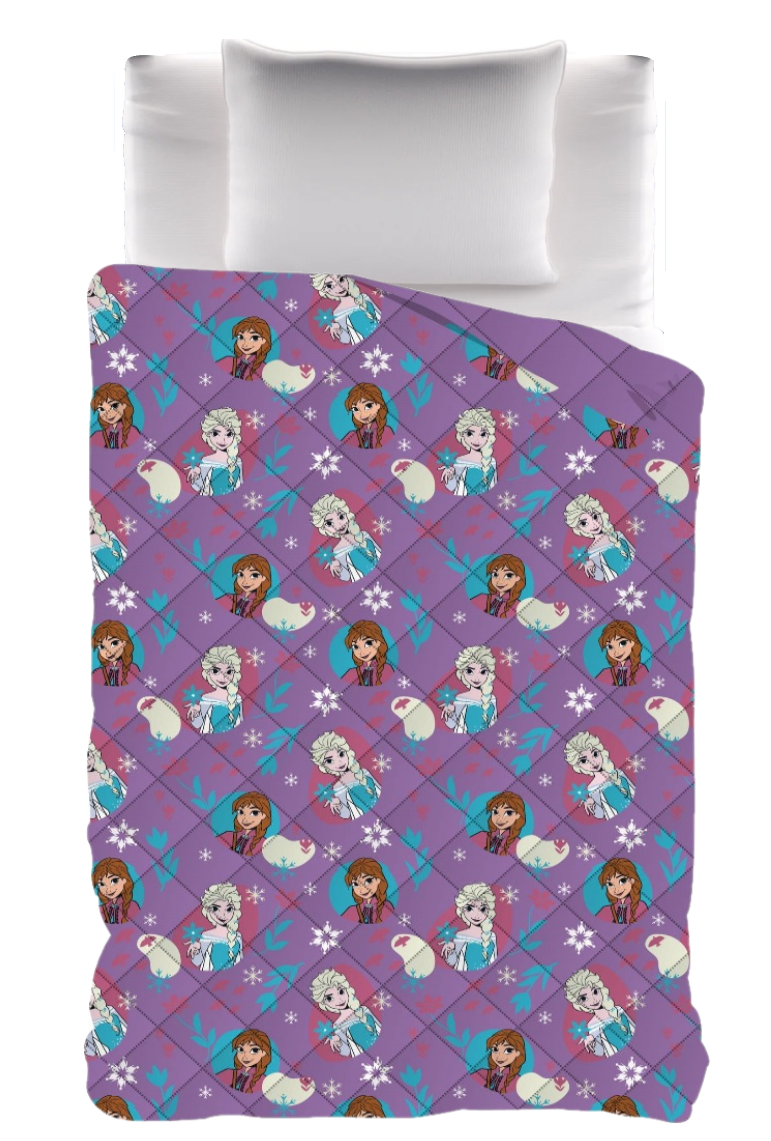 Trapunta Invernale Frozen DISNEY Piumone 300 Gsm Letto Singolo 170x260 CM - Fro1469