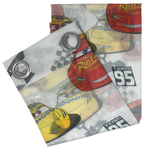 Tenda Velata Cameretta Cars DISNEY 140 X 280 CM Pannello Singolo con Anelli - Car-1660