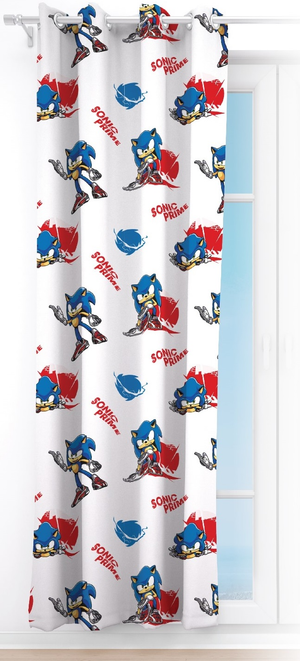 Tenda Velata Cameretta Sonic Prime 140 X 280 CM Pannello Singolo con Anelli - Scp-1659