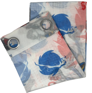 Tenda Velata Cameretta Sonic Prime 140 X 280 CM Pannello Singolo con Anelli - Scp-1659