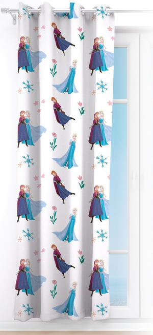 Tenda Velata Cameretta Frozen DISNEY 140 X 280 CM Pannello Singolo con Anelli - Fro-1664