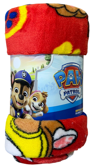 Plaid Paw Patrol in Coral Fleece Morbida e Calda Coperta 140 X 90 CM - N13716mc