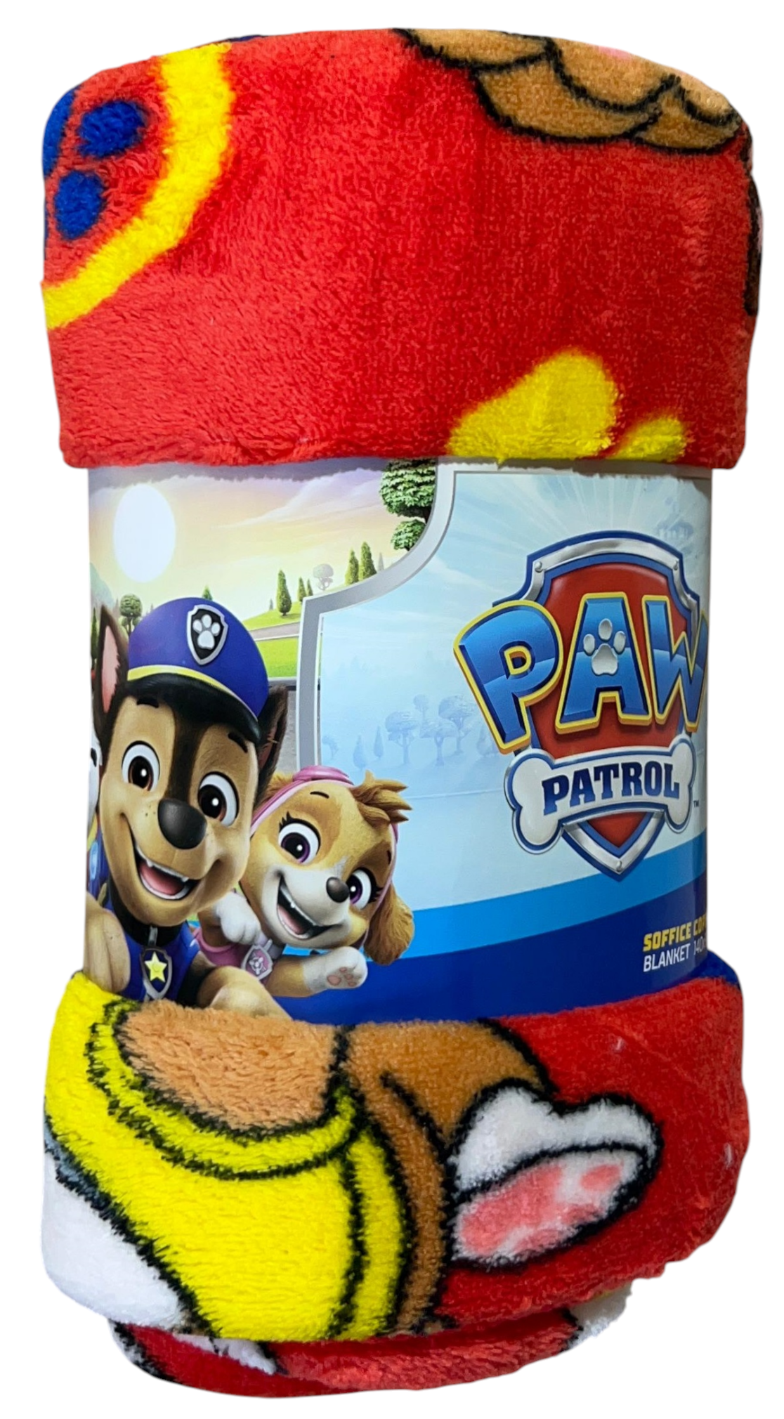 Plaid Paw Patrol in Coral Fleece Morbida e Calda Coperta 140 X 90 CM - N13716mc