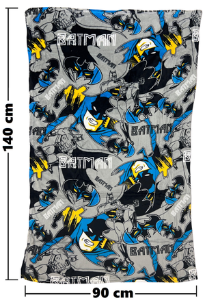 Plaid Batman DC in Coral Fleece Morbida e Calda Coperta 140 X 90 CM - L13715mc