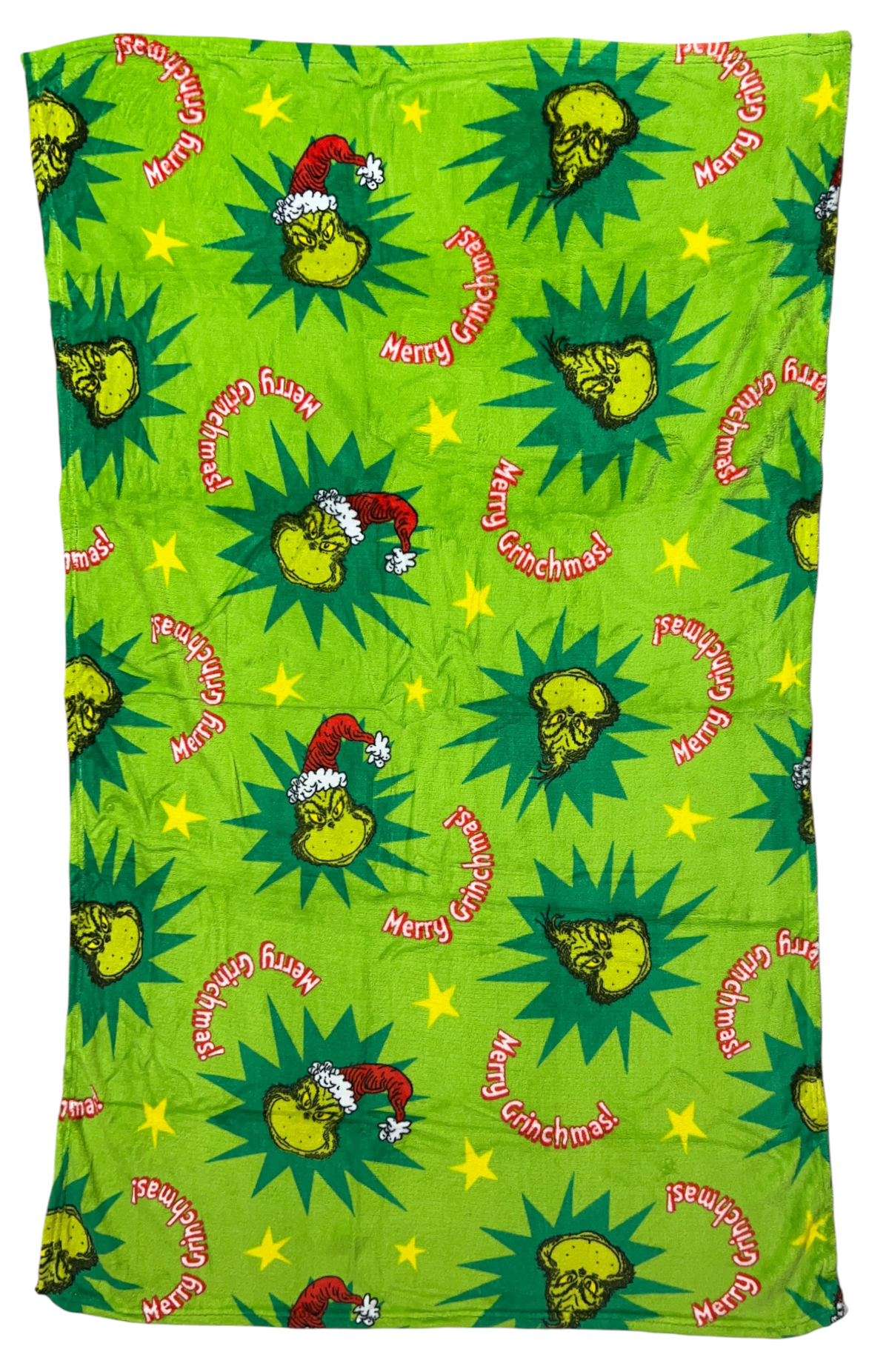 Plaid il Grinch in Coral Fleece Morbida e Calda Coperta 140 X 90 CM Natale - E13722mc