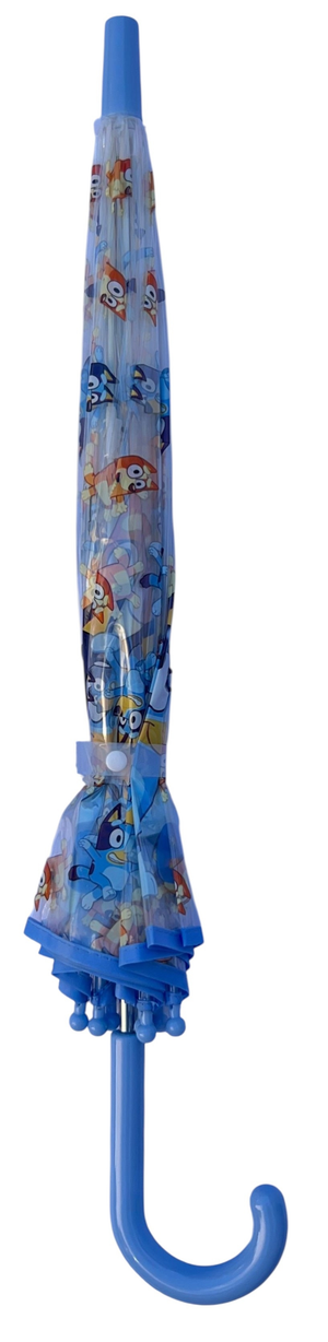 Ombrello a Campana Bluey e Bingo Trasparente Apertura Manuale Accessorio per la Pioggia Bambini - R13543mc