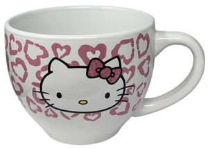 Tazza Larga Kuromi e Hello Kitty Ceramica Modello Jumbo 380 Ml in Confezione - H13947mc