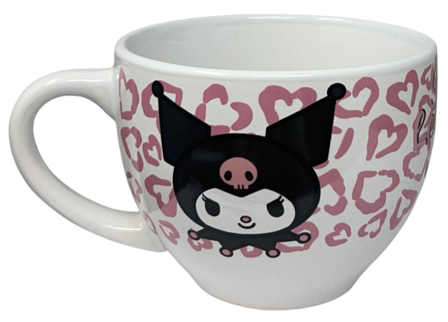 Tazza Larga Kuromi e Hello Kitty Ceramica Modello Jumbo 380 Ml in Confezione - H13947mc