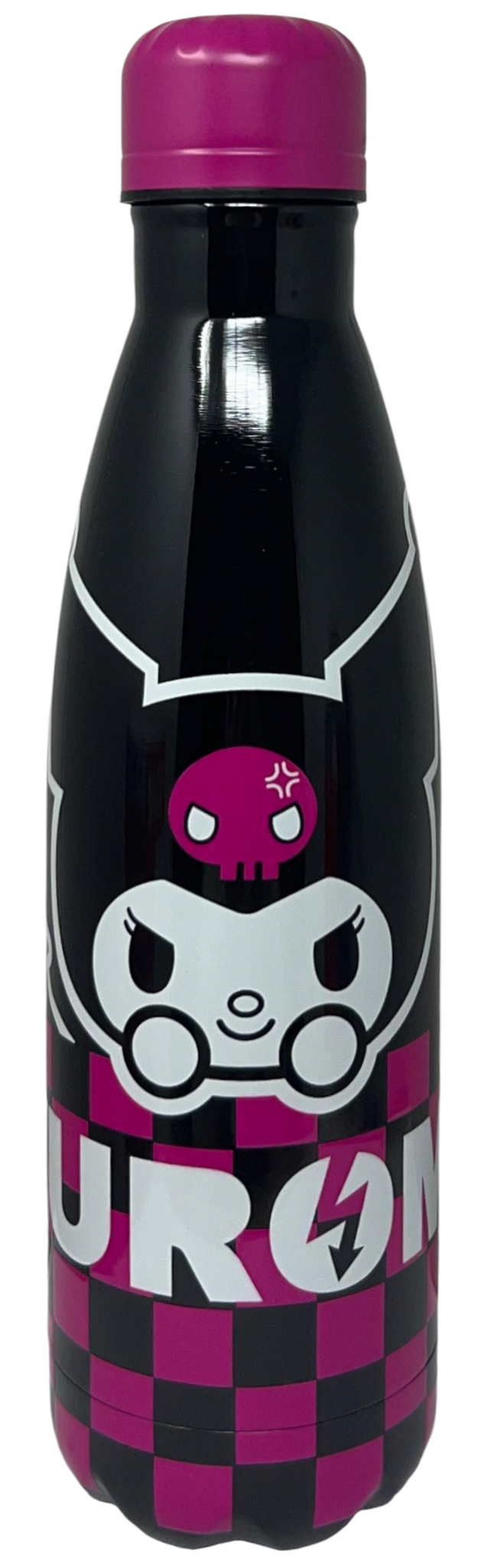Borraccia Termica Kuromi Sanrio in Acciaio Inox Bottiglia con Tappo Svitabile 500 Ml - H10247te/n