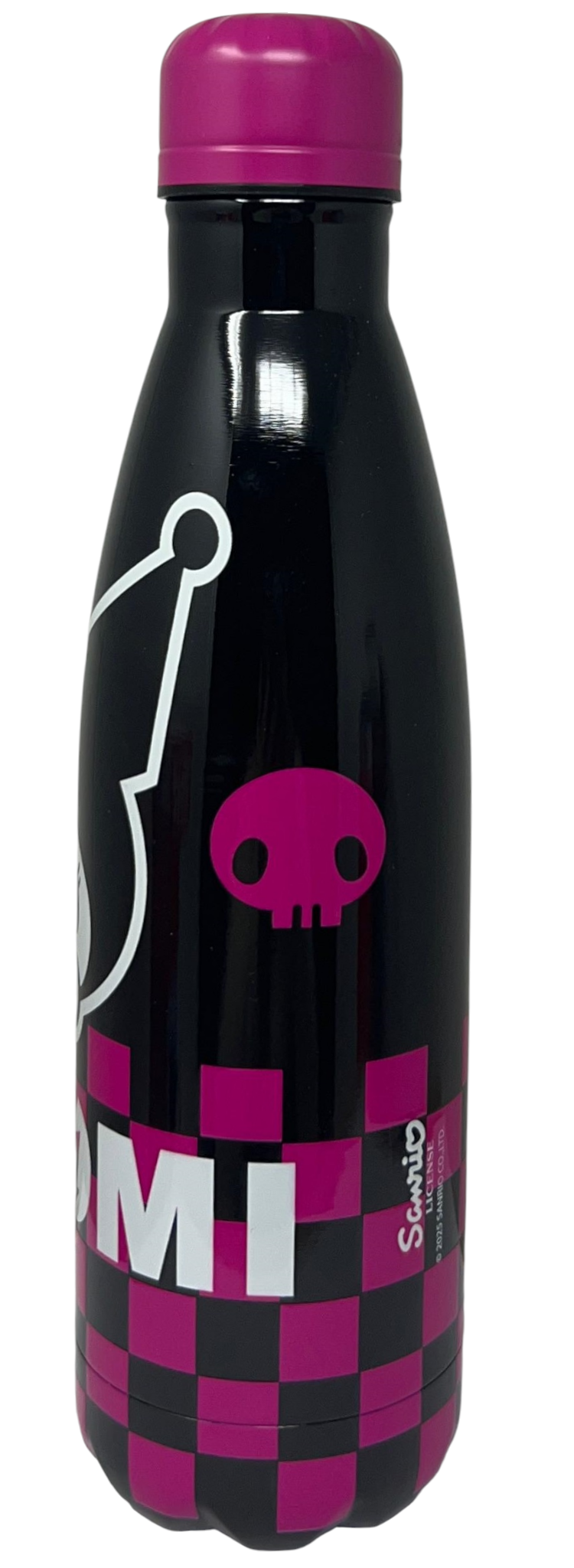 Borraccia Termica Kuromi Sanrio in Acciaio Inox Bottiglia con Tappo Svitabile 500 Ml - H10247te/n