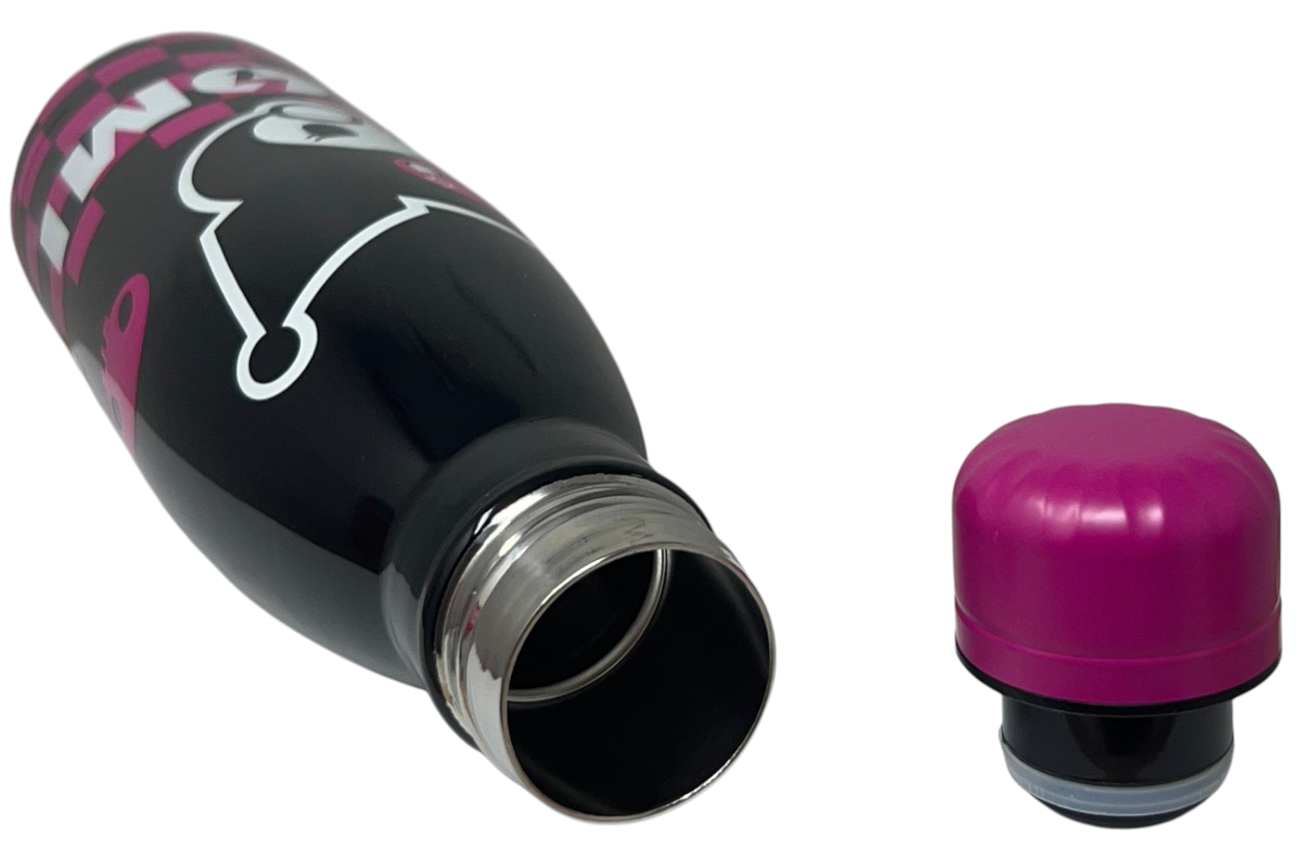 Borraccia Termica Kuromi Sanrio in Acciaio Inox Bottiglia con Tappo Svitabile 500 Ml - H10247te/n