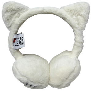 Paraorecchie Peluche Hello Kitty Sanrio con Dettaglio 3d Morbide Cuffie per Bambini - H13931mc