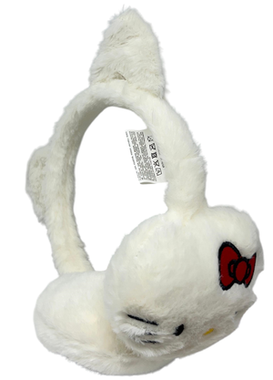 Paraorecchie Peluche Hello Kitty Sanrio con Dettaglio 3d Morbide Cuffie per Bambini - H13931mc