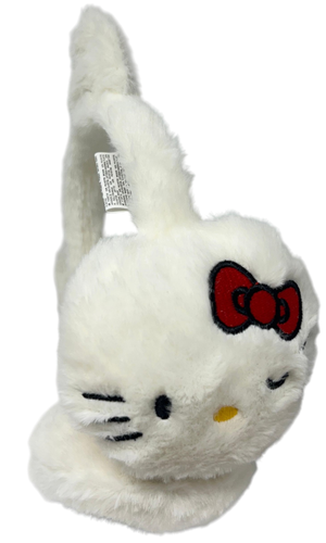 Paraorecchie Peluche Hello Kitty Sanrio con Dettaglio 3d Morbide Cuffie per Bambini - H13931mc