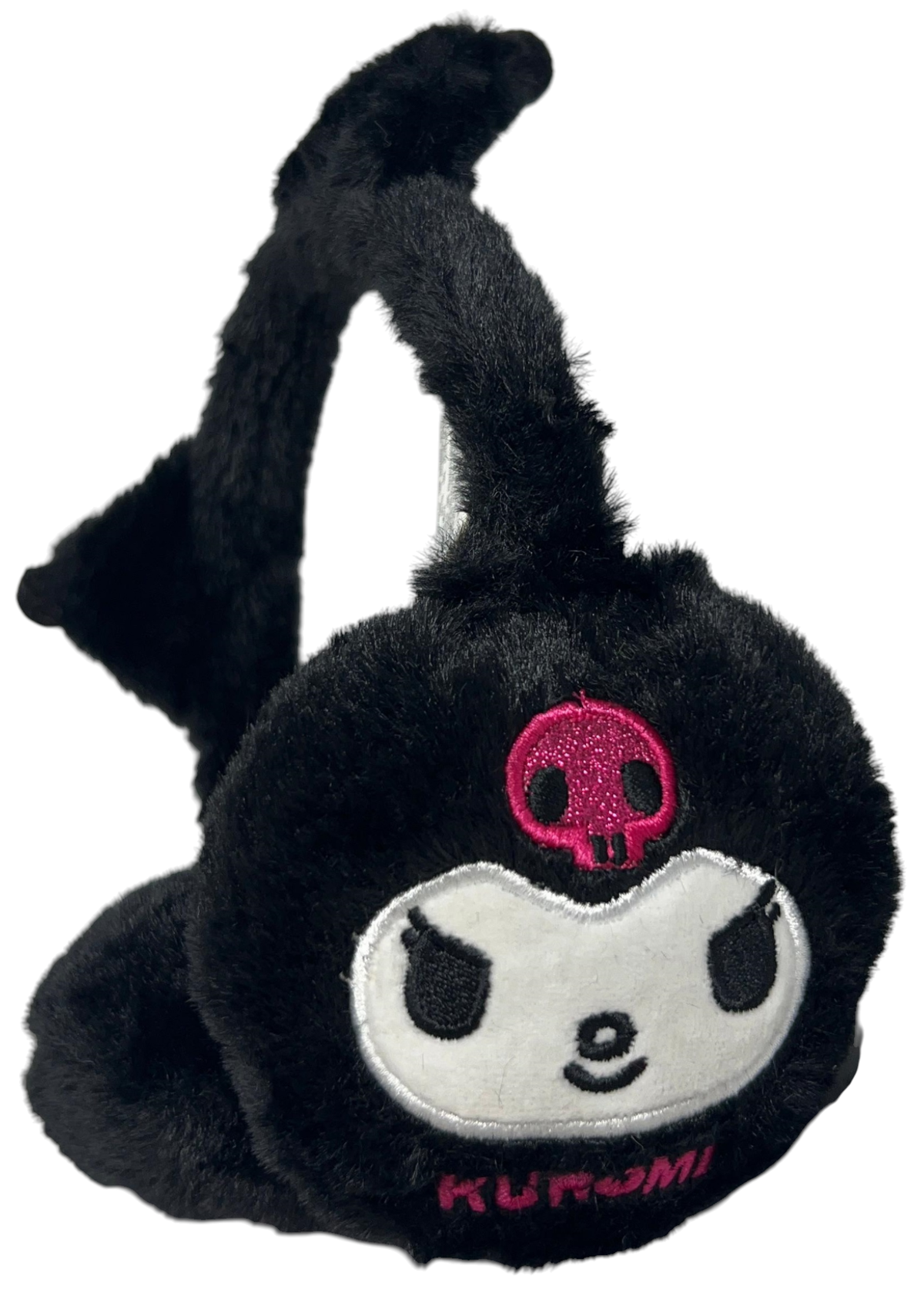 Paraorecchie Peluche Kuromi Sanrio con Dettaglio 3d Morbide Cuffie per Bambini - H13932mc