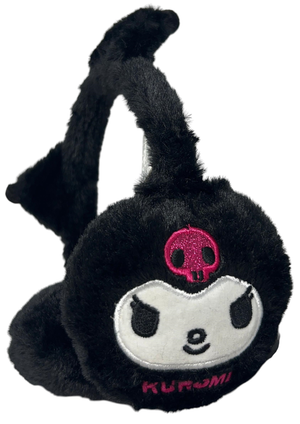 Paraorecchie Peluche Kuromi Sanrio con Dettaglio 3d Morbide Cuffie per Bambini - H13932mc