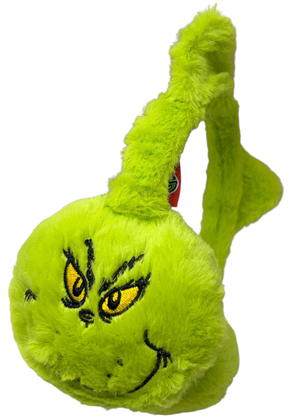 Paraorecchie Peluche il Grinch con Dettaglio 3d Morbide Cuffie per Bambini - E13940mc