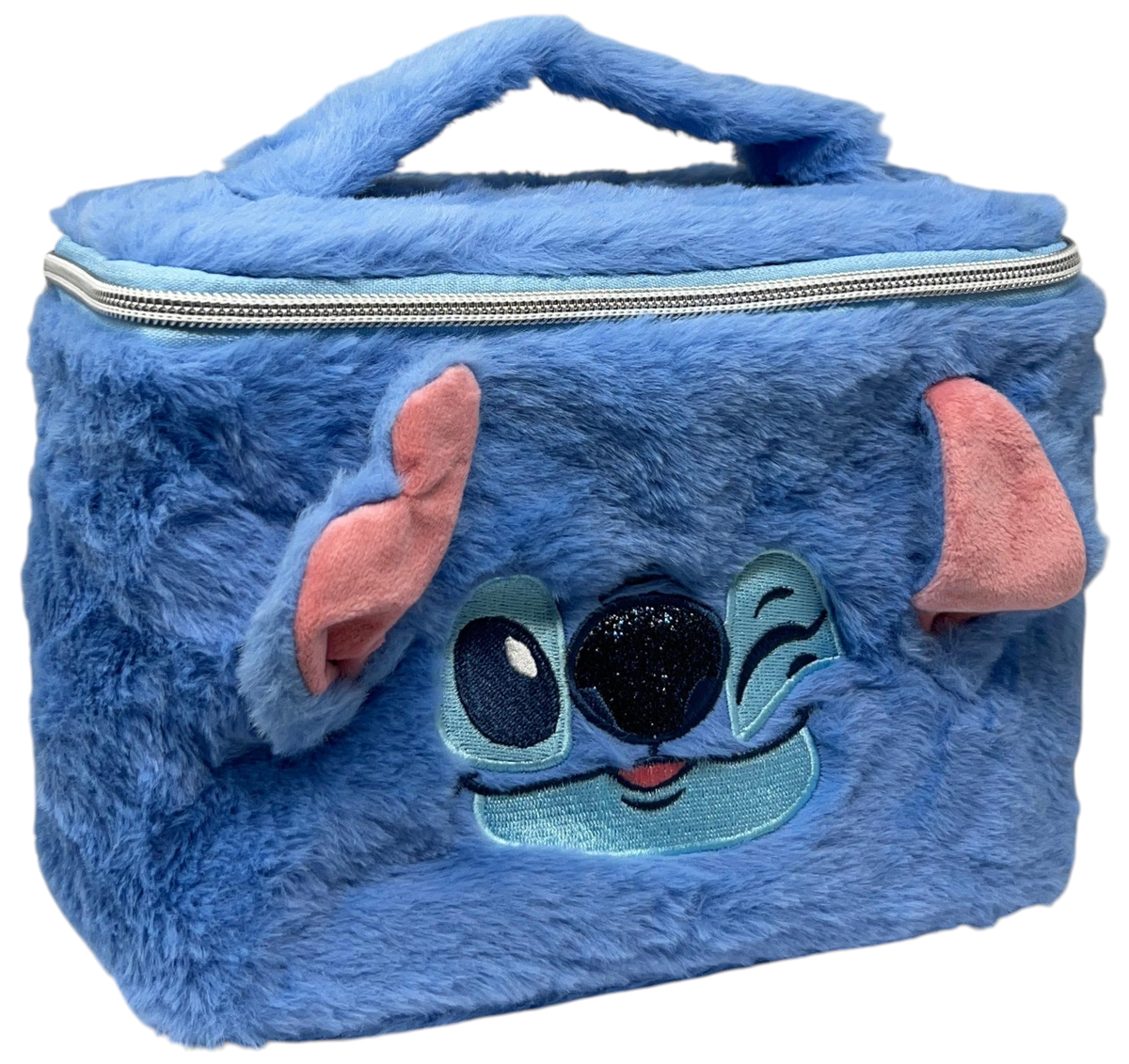 Beauty Case Stitch DISNEY in Soffice Peluche Morbida Trousse con Dettagli 3d - D13936mc