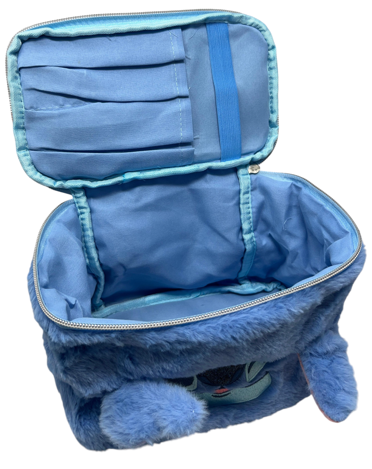 Beauty Case Stitch DISNEY in Soffice Peluche Morbida Trousse con Dettagli 3d - D13936mc