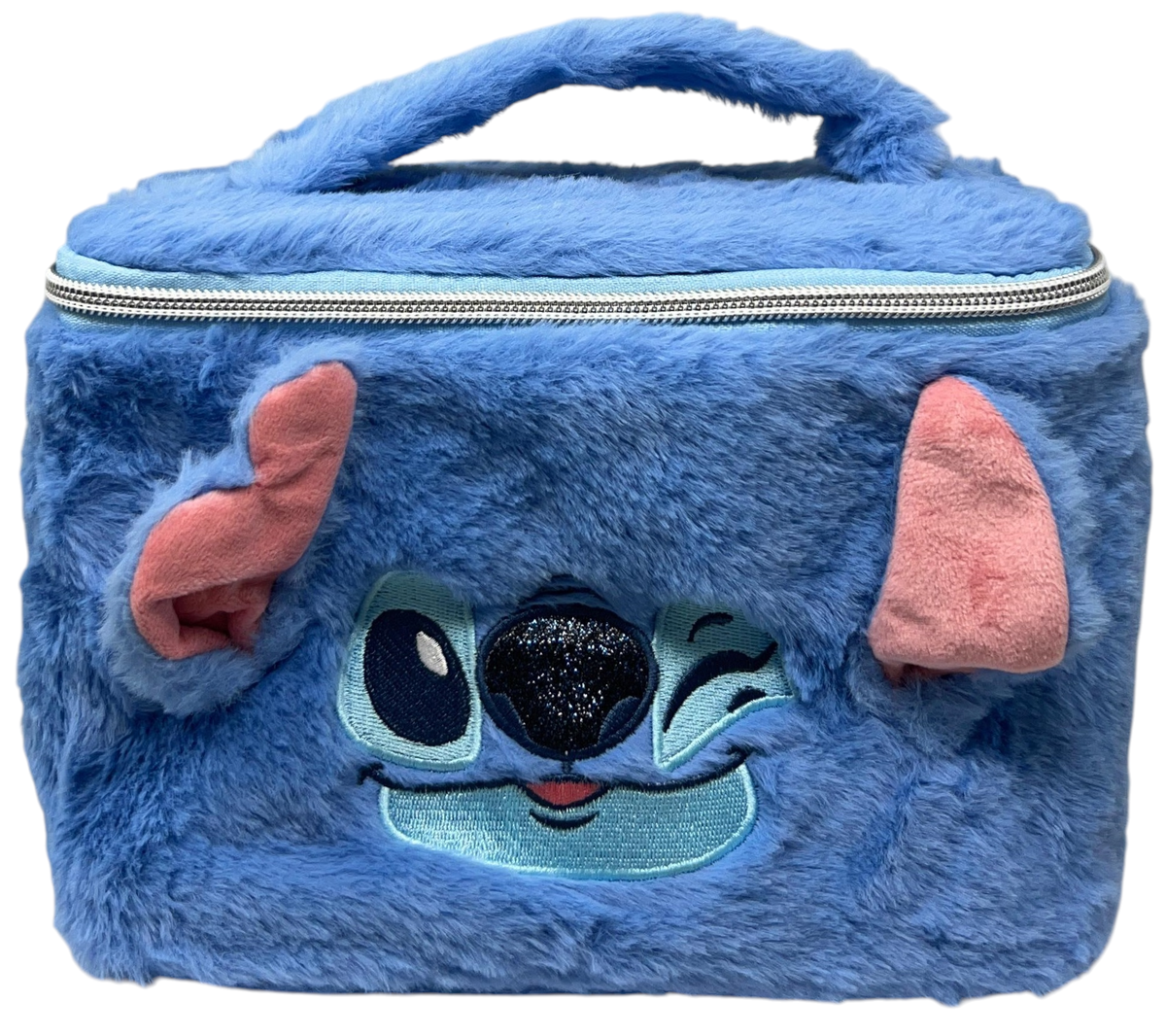 Beauty Case Stitch DISNEY in Soffice Peluche Morbida Trousse con Dettagli 3d - D13936mc