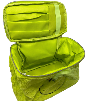 Beauty Case il Grinch in Soffice Peluche Morbida Trousse con Dettagli Ricamati- E13937mc