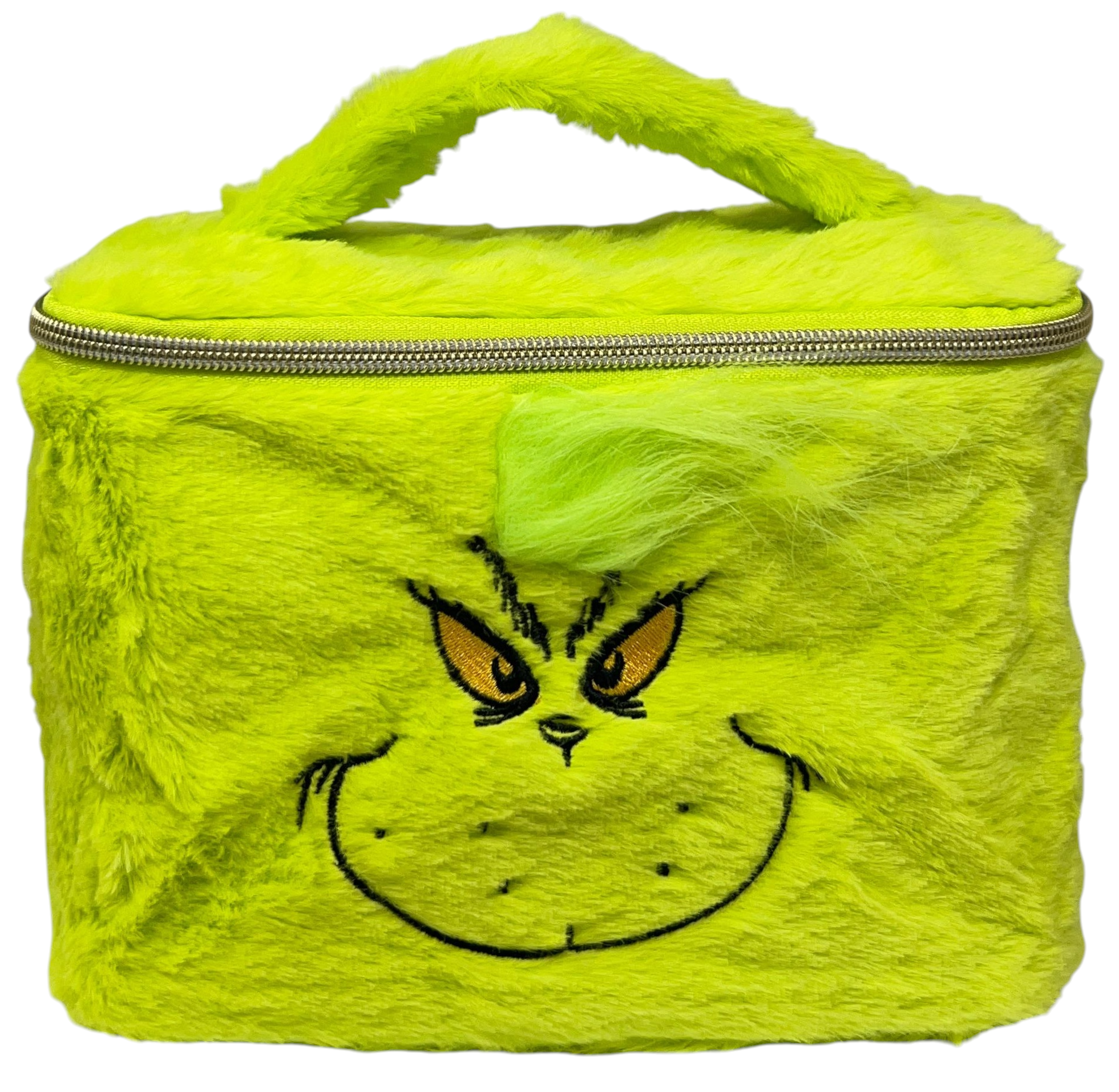 Beauty Case il Grinch in Soffice Peluche Morbida Trousse con Dettagli Ricamati- E13937mc