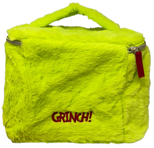 Beauty Case il Grinch in Soffice Peluche Morbida Trousse con Dettagli Ricamati- E13937mc
