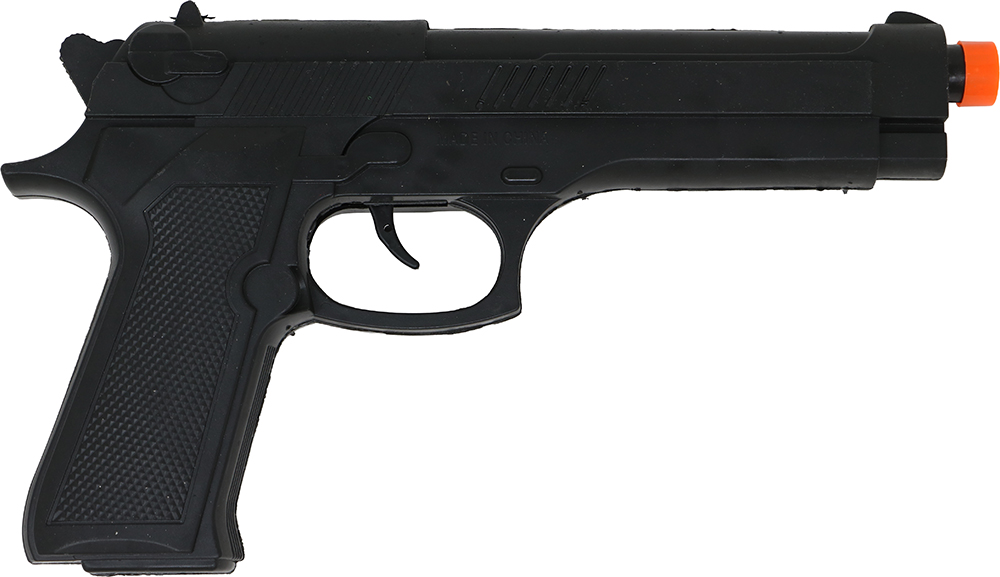 Pistola Giocattolo Nera 23 CM Accessorio Travestimento Carnevale Cosplay Feste in Maschera - 18887