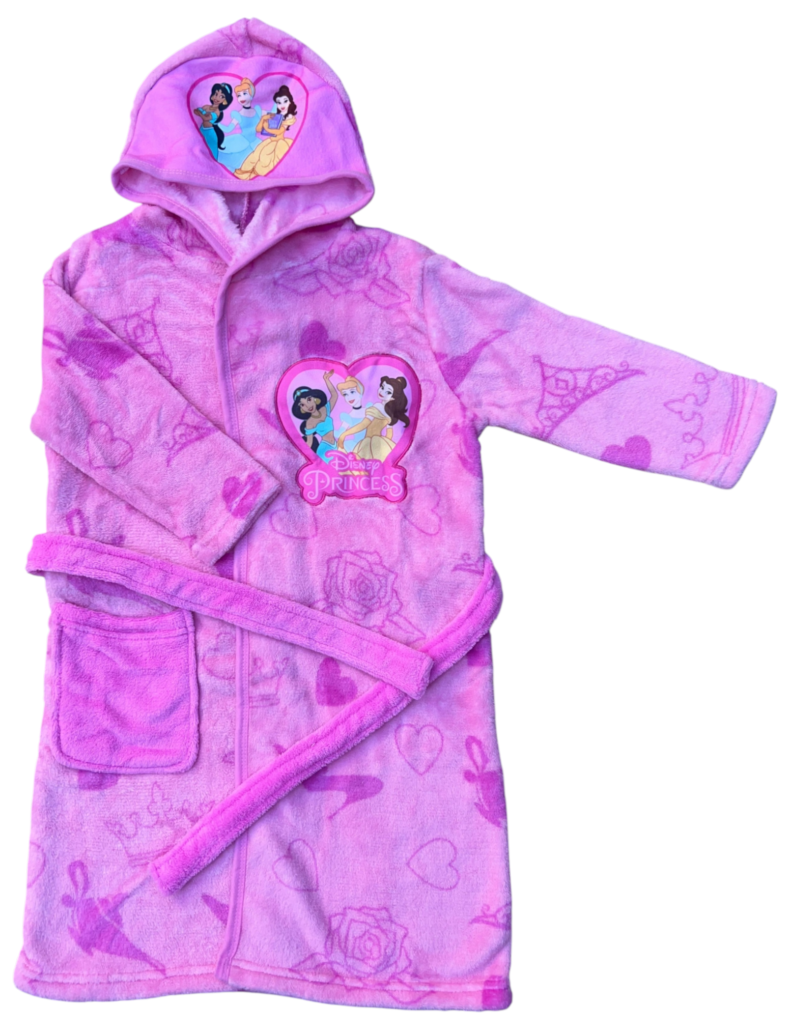 Vestaglia Principesse DISNEY in Morbido e Caldo Coral Fleece Giacca da Camera - Je13653ad