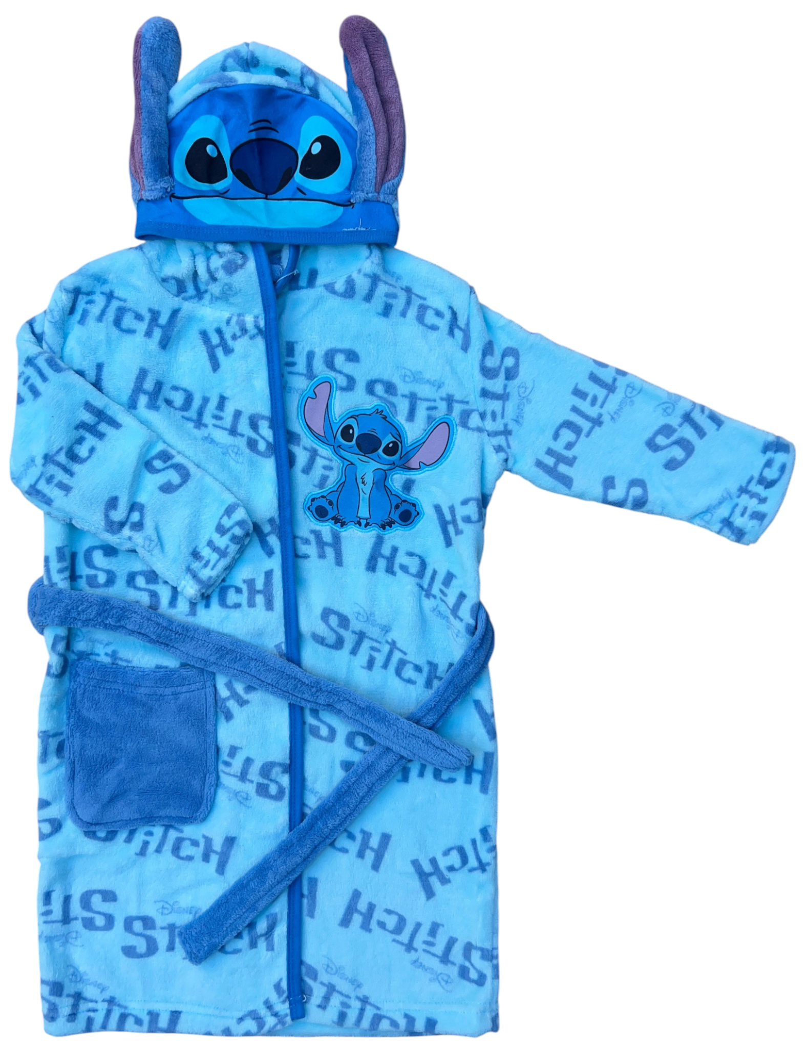 Vestaglia Stitch DISNEY in Morbido e Caldo Coral Fleece Giacca da Camera - Je13662ad
