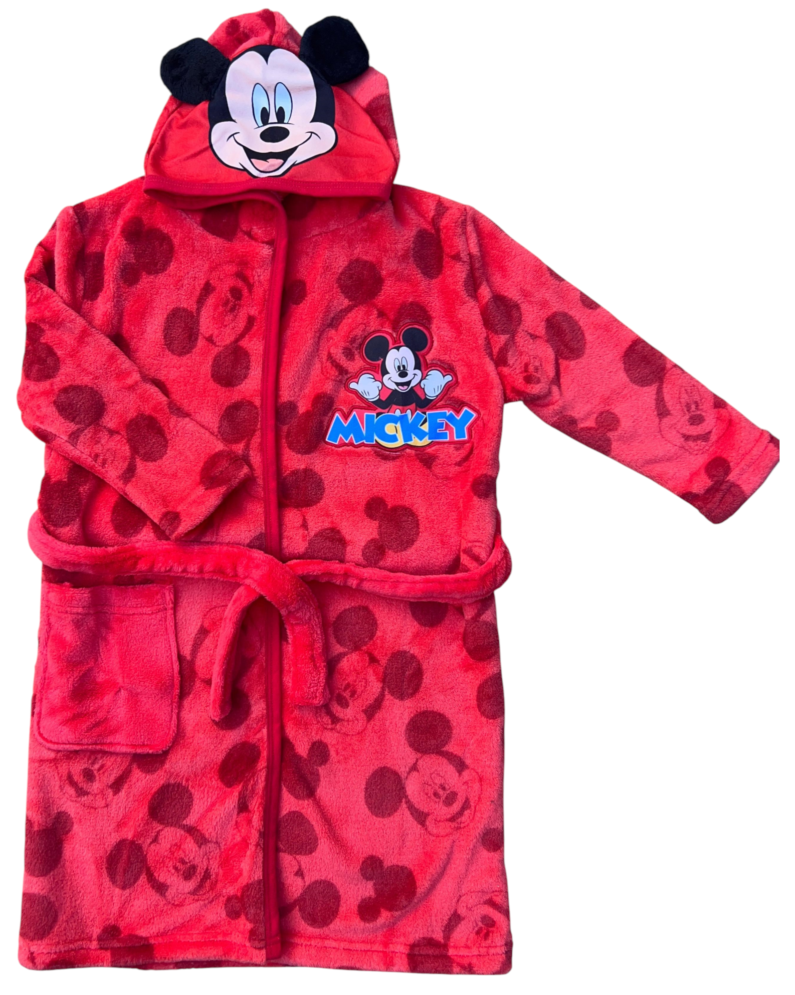 Vestaglia Topolino DISNEY in Morbido e Caldo Coral Fleece Giacca da Camera - Je13638ad