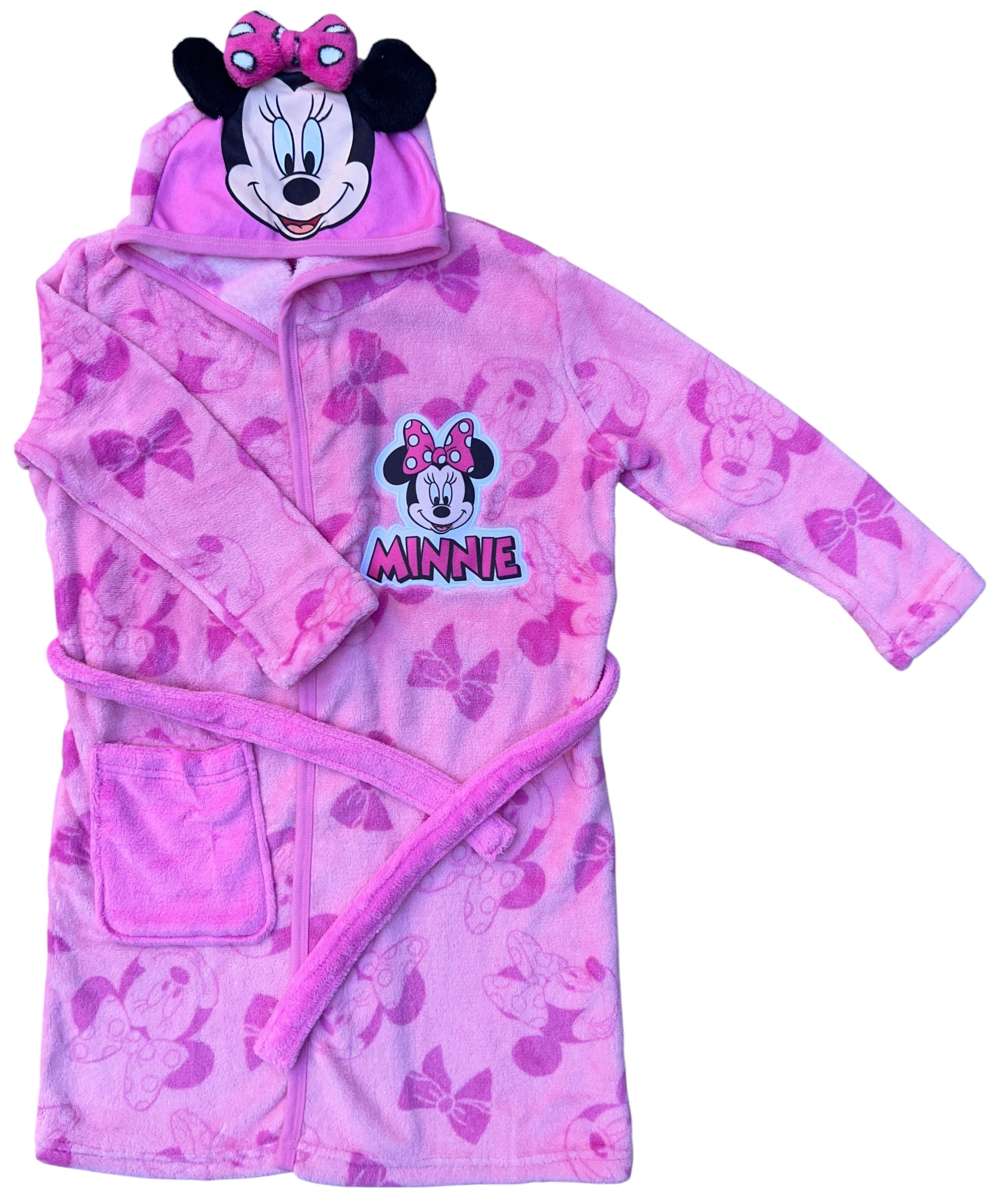 Vestaglia Minnie DISNEY in Morbido e Caldo Coral Fleece Giacca da Camera - Je13645ad