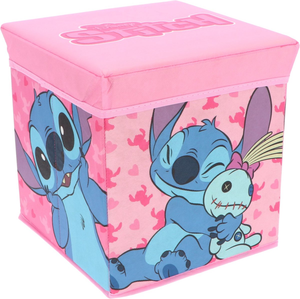Pouf Contenitore Stitch Scrump DISNEY Multifunzione Porta Oggetti per Sedersi 30 CM - Lil24-4313