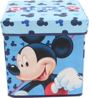 Pouf Topolino DISNEY Contenitore Multifunzione Porta Oggetti per Sedersi 30 CM - Mic24-4314