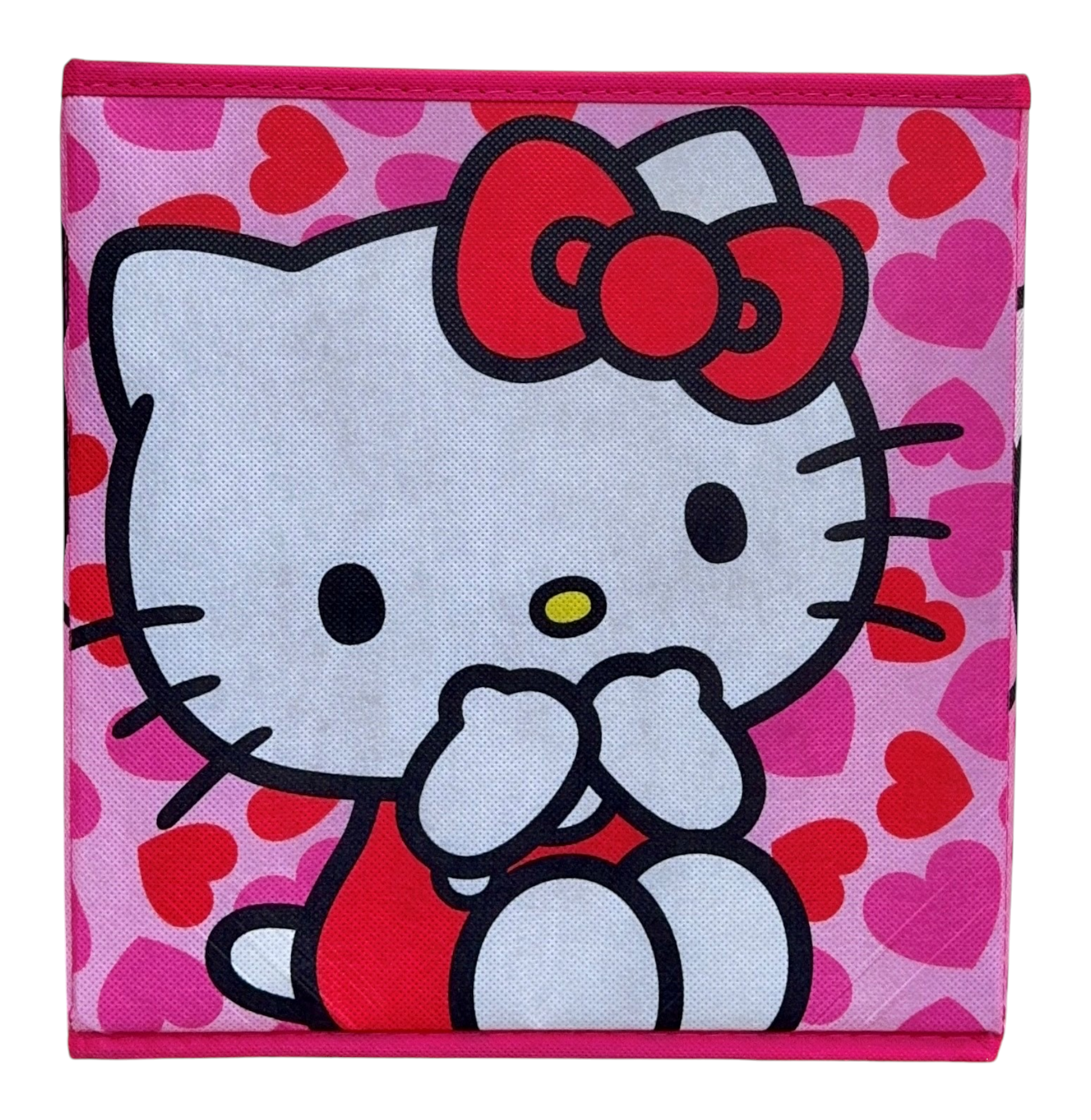 Pouf Hello Kitty Sanrio Contenitore Multifunzione Porta Oggetti per Sedersi 30 CM - Hk37-6126