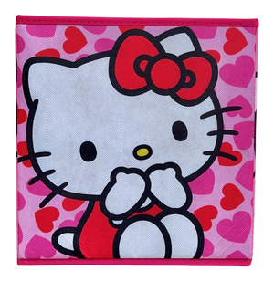 Pouf Hello Kitty Sanrio Contenitore Multifunzione Porta Oggetti per Sedersi 30 CM - Hk37-6126