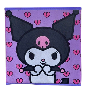Pouf Kuromi Sanrio Contenitore Multifunzione Porta Oggetti per Sedersi 30 CM - Hk37-6125