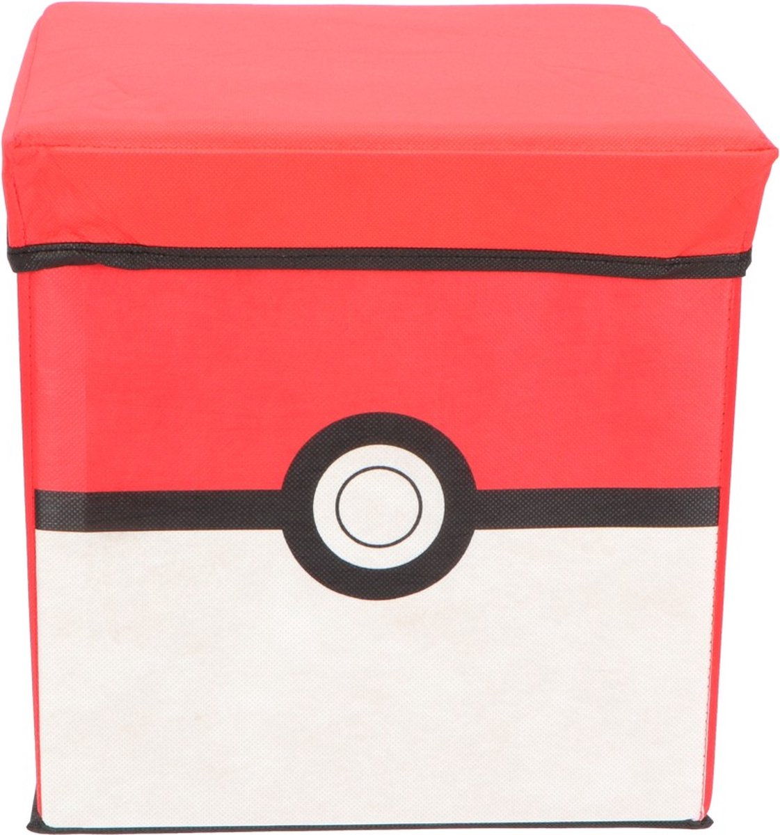 Pouf Pokémon Pokéball Contenitore Multifunzione Porta Oggetti per Sedersi 30 CM - Pok24-4382