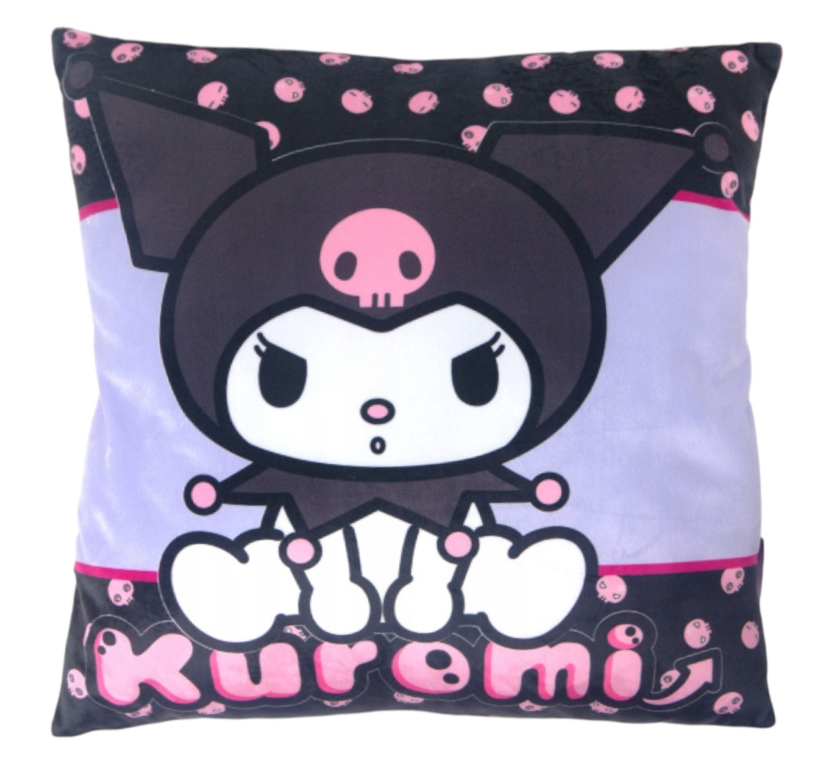 Cuscino Kuromi Sanrio in Tessuto Double-Face Accessorio Decorativo Cameretta - Hk36-5306