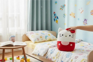 Cuscino Squishy Hello Kitty Sanrio Morbido Peluche 3d 25 CM Accessorio Decorativo Cameretta - Hk36-5657