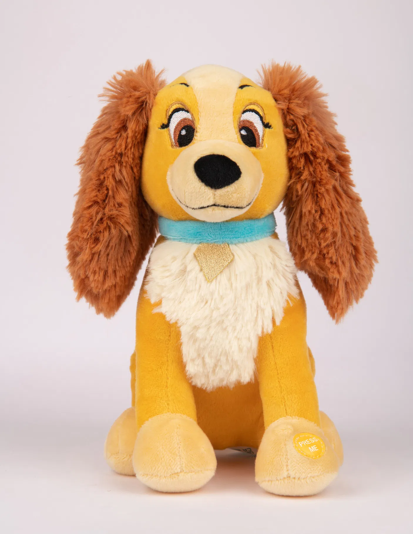 Peluche Lilly e il Vagabondo con Suono DISNEY Morbido Pupazzo 20 CM Interattivo Seduto - Dcl9279-4