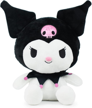 Peluche Kuromi Sanrio Morbido Pupazzo 25 CM in Fibra Riciclata - 760024322/kuromi