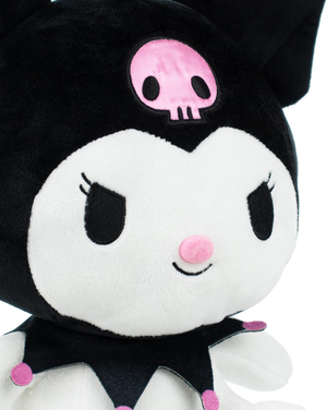 Peluche Kuromi Sanrio Morbido Pupazzo 25 CM in Fibra Riciclata - 760024322/kuromi