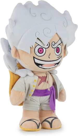 Peluche Luffy Gear 5 Morbido Pupazzo One Piece 30 CM in Fibra Riciclata - 16002682