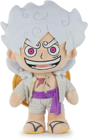 Peluche Luffy Gear 5 Morbido Pupazzo One Piece 30 CM in Fibra Riciclata - 16002682