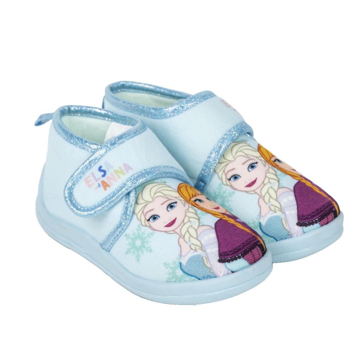 Pantofole Invernali Frozen DISNEY Scarpetta Stivaletto con Suola Antiscivolo Chiusura a Strappo - 6573