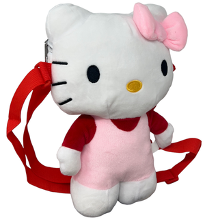 Borsetta in Peluche Hello Kitty Sanrio con Tracolla Regolabile Accessorio da Passeggio Bambini- 6287
