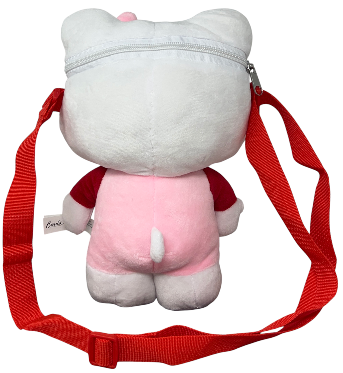 Borsetta in Peluche Hello Kitty Sanrio con Tracolla Regolabile Accessorio da Passeggio Bambini- 6287