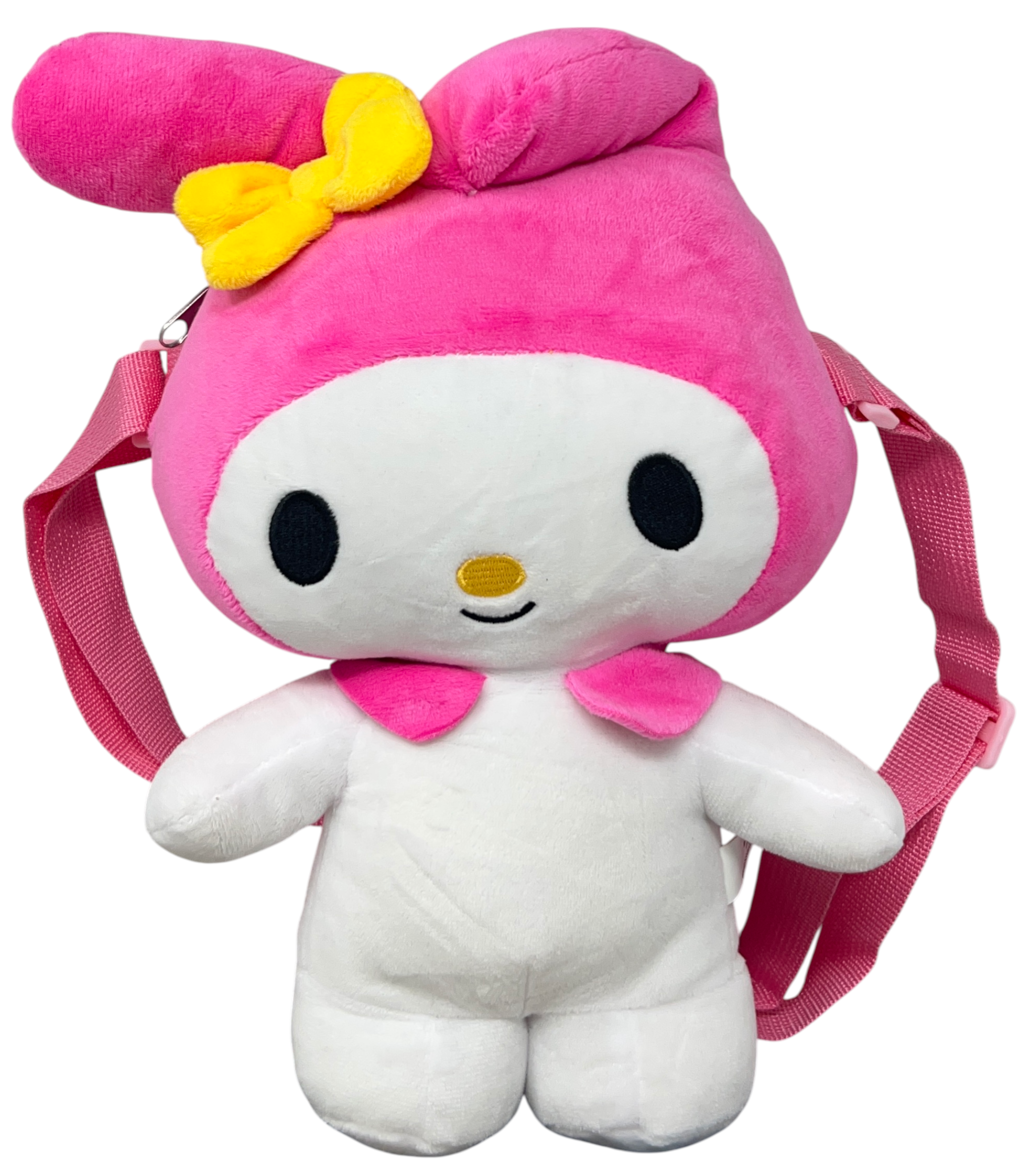 Borsetta in Peluche My Melody Sanrio con Tracolla Regolabile Accessorio da Passeggio Bambini- 6287